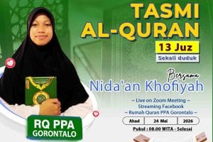 Tasmi’ Al-Quran 13 JUZ Sekali Duduk Ananda Nida’an Khofiyah