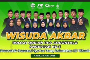 WISUDA AKBAR RUMAH QUR'AN PPA GORONTALO ANGKATAN KE-5