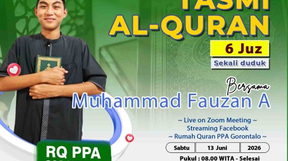 Tasmi’ AL-Qur’an 6 Juz Sekali Duduk Ananda Muhammad Fauzan Abdurrahman