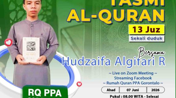 Tasmi’ AL-Qur’an 13 JUZ Sekali Duduk Ananda Hudzaifa Algifari R