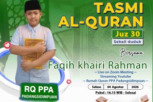 Tasmi’ Al-Quran Juz 30 Sekali Duduk Ananda Faqih Khairi Rahman