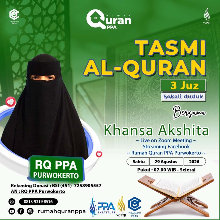 Tasmi Al Quran 3 Juz Sekali Duduk Bersama Khansa Akshita