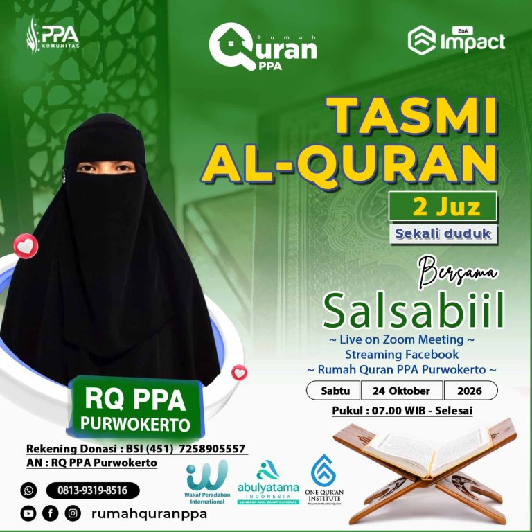 Tasmi Al-Quran 2 Juz Sekali Duduk Ananda Salsabiil