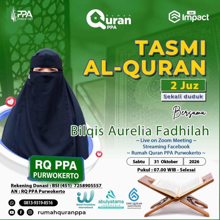Tasmi Al Quran 2 Juz Sekali Duduk Bilqis Aurelia Fadhilah